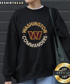 Alt Text: Cozy Top Washington Commanders circle sweatshirt featuring team colors and logo, perfect for game day or casual wear.