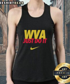 Top Wout Van Aert Just Do It tank top featuring vibrant design, perfect for cycling fans and sports enthusiasts.