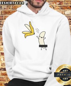 Alt Text: Awesome A Peeled Banana Sexy Cartoon Hoodie design featuring a playful banana character in vibrant colors.