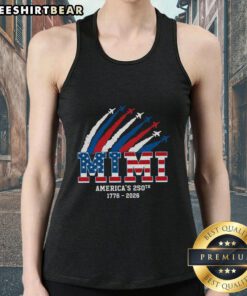 Awesome American 250th Anniversary Mimi Tank Top featuring a patriotic design for festive summer celebrations.