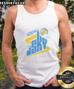 Awesome Chicago Sky 06 tank top featuring a vibrant skyline design, perfect for showcasing your Chicago pride.