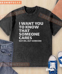 Stylish 'Someone Cares' t-shirt by Lil Wuyn, featuring a unique design and vibrant colors for casual wear.