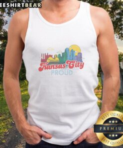 Awesome Kansas City Proud Vintage Tank Top featuring a retro design, perfect for summer style and city pride.