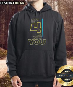 Awesome May The 4th Be With You Star Wars Hoodie featuring iconic characters and vibrant design for fans.