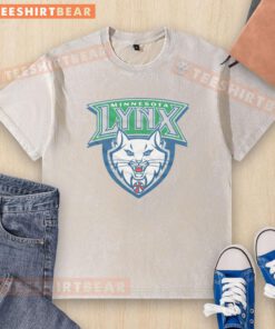 Awesome Minnesota Lynx 99 washed t-shirt featuring vibrant graphics and a comfortable fit for fans and casual wear.
