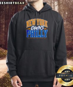 Awesome New York Knicks hoodie showcasing the teams rivalry with Philly, perfect for basketball fans and stylish wear.