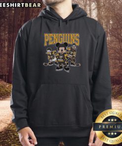 Awesome Pittsburgh Penguins Disney Team ice hockey hoodie featuring vibrant graphics and a cozy design.