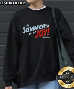 Awesome Summer of Joy Chicago 2022 sweatshirt featuring vibrant design and cozy fit for summer adventures.