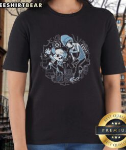 Alt Text: Stylish Awesome Swapped In The Wired Ladies Tee featuring a modern design and vibrant colors, perfect for casual wear.