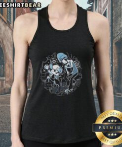 Model wearing an Awesome Swapped in the Wired Tank Top, showcasing a trendy design and vibrant colors perfect for summer.