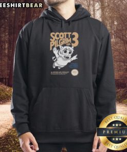 Scott Pilgrim Vol 3 hoodie featuring vibrant graphics from the epic adventure series, perfect for fans of Scott Pilgrim.