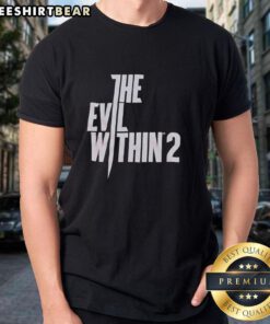 Alt Text: Awesome The Evil Within 2 T-Shirt featuring bold graphics and a stylish design for fans of the horror video game.