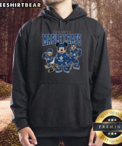 Awesome Toronto Maple Leafs Disney Team ice hockey hoodie featuring vibrant colors and team logo for fans.