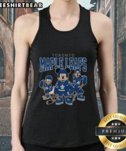 Awesome Toronto Maple Leafs Disney team ice hockey tank top featuring vibrant graphics and a stylish design for fans.