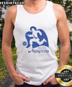Awesome Xavier Musketeers Basketball 2026 logo on a stylish tank top, perfect for fans and athletes alike.