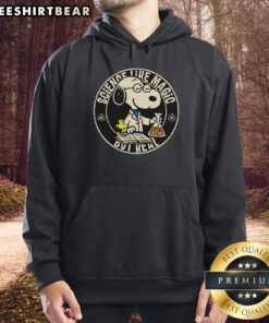Alt Text: Cute Snoopy Science Like Magic But Real Hoodie featuring Snoopy in a whimsical design for science lovers.