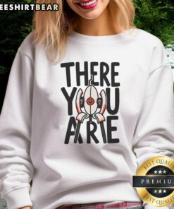Alt Text: Cozy 'Funny There You Are Sweatshirt' featuring a playful design, perfect for casual outings and comfy wear.