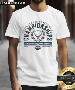 Good 2026 NCAA DII Women's Golf Championship T-Shirt for May 12-16 event, featuring vibrant design and championship details.
