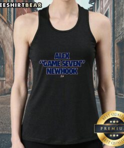Good Alex Game Seven Newhook tank top featuring vibrant design and athlete graphics, perfect for sports fans.