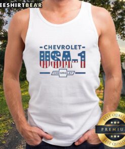 Good Chevrolet USA tank top featuring a stylish design and vibrant colors, perfect for car enthusiasts and casual wear.