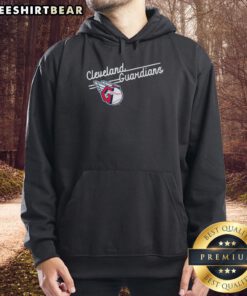 Good Cleveland Guardians Soft As A Grape Hoodie in navy blue, showcasing team spirit and comfort for fans.