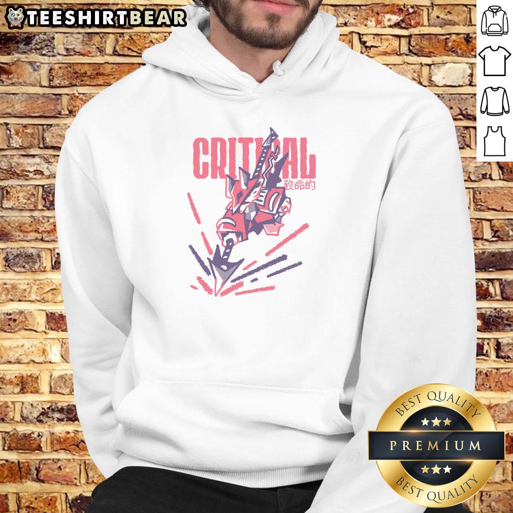 Good Critical Hoodie in black, featuring a bold graphic design, perfect for casual wear and street fashion enthusiasts.