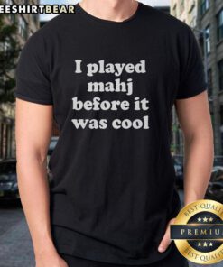 Good I Played Mahjong Before It Was Cool T-Shirt featuring vintage-style graphics and bold text for Mahjong enthusiasts.