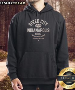 Cozy Good Indianapolis Speed City hoodie featuring vibrant graphics, perfect for fans in the United States of America.