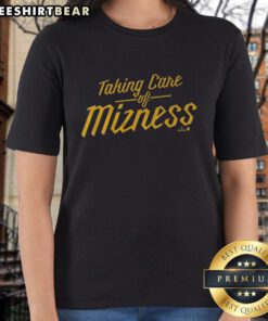 Good Jacob Misiorowski caring for Mizness Ladies Tee, showcasing style and comfort in casual fashion.
