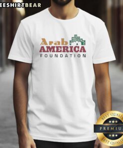 Good Jacques Abou-Rizk Arab America Foundation T-Shirt showcasing vibrant design and cultural pride.