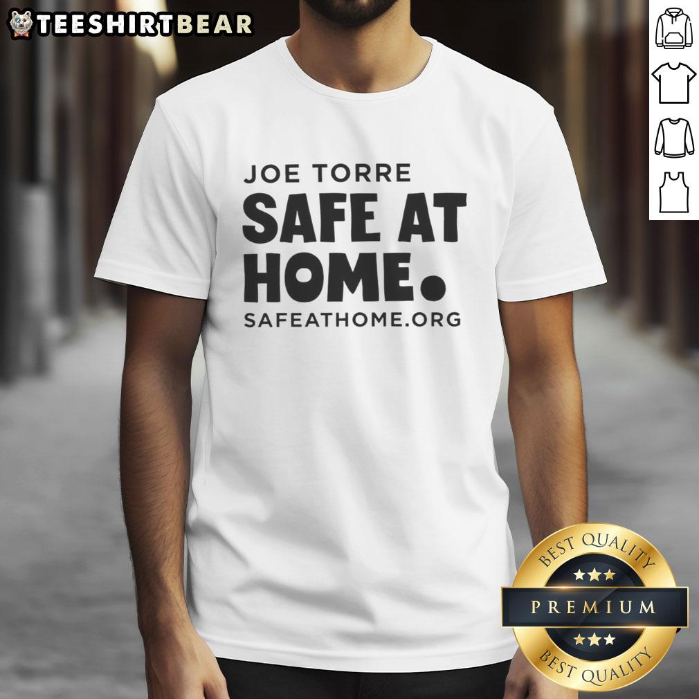 Good Joe Torre Safe At Home T-Shirt featuring a classic design celebrating baseball legend Joe Torre.