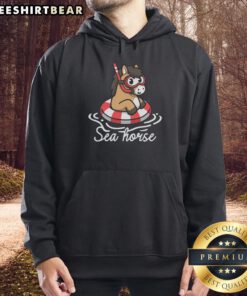 Good Literal Sea Horse Hoodie featuring a vibrant sea horse design, perfect for ocean lovers and casual wear enthusiasts.