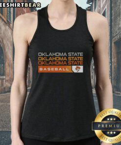 Good Oklahoma State Cowboys college baseball hype tank top featuring vibrant team colors and logo for enthusiastic fans.