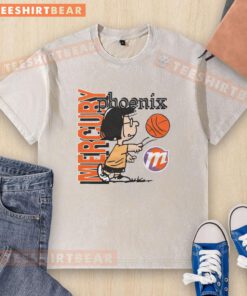 Good Peanuts Marcie X Phoenix Mercury washed t-shirt featuring vibrant graphics and a relaxed fit, perfect for fans.