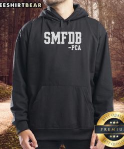 Alt Text: Good SMFDB PCA Chicago Northside baseball hoodie in navy blue with logo, perfect for baseball fans and casual wear.