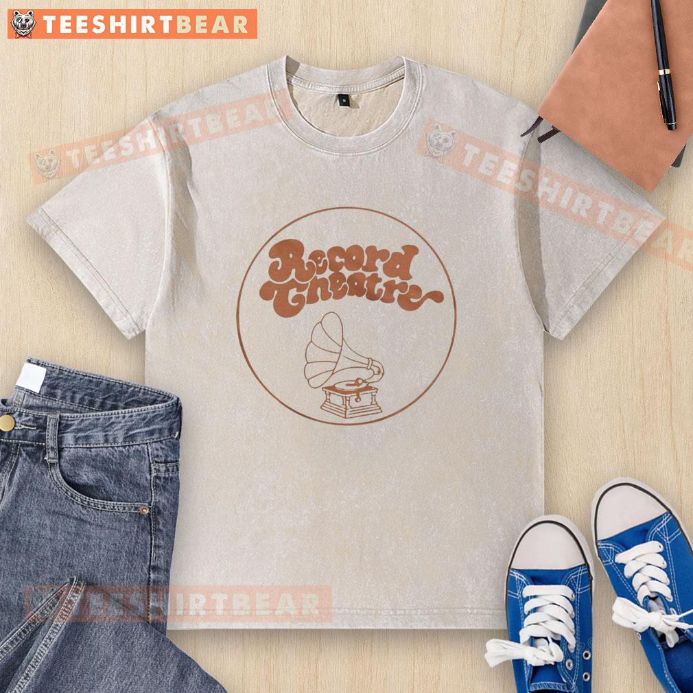 Good The Record Theatre Norwood washed t-shirt featuring a vintage design, perfect for casual wear and music lovers.