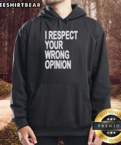 Stylish Good Wrong Opinion Hoodie featuring bold text design, perfect for casual wear and expressing unique viewpoints.