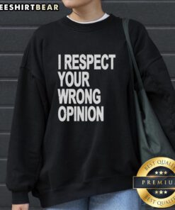 Good Wrong Opinion Sweatshirt featuring bold text design, perfect for casual outfits and expressing unique viewpoints.