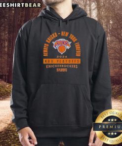 Hot Always Knicks New York Forever 2026 NBA Playoffs hoodie showcasing Knickerbockers spirit for fans.