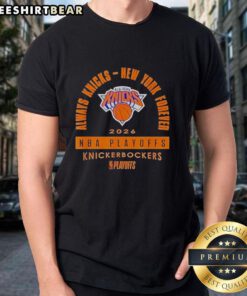 Hot Always Knicks New York Forever 2026 NBA Playoffs Knickerbockers T-Shirt featuring bold team graphics.