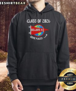 Alt Text: Hot Bellaire High School Class of 2026 hoodie showcasing school spirit and future ambition for graduates.
