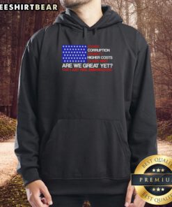 Hot Chaos Corruption Cruelty hoodie showcasing bold graphics on social issues and class war, perfect for statement fashion.