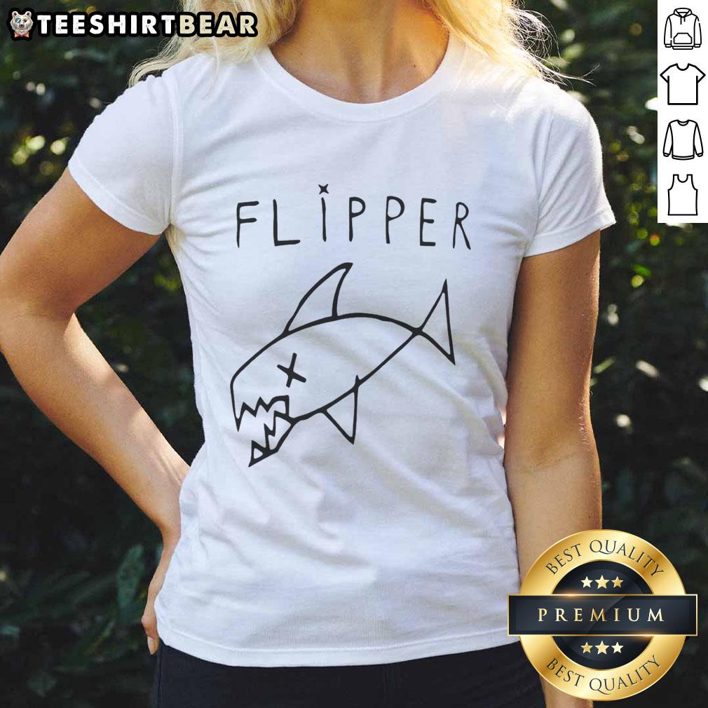 Hot Flipper Long Fish Ladies Tee featuring a vibrant fish graphic and stylish design, perfect for fishing enthusiasts.