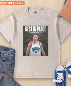 Hot Rest In Peace Brandon Clarke 1996-2026 washed t-shirt featuring a tribute design for the late basketball player.