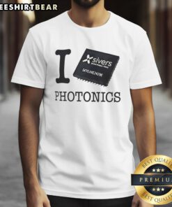 Hot Sivers Semiconductors I Photonics T-Shirt featuring a sleek design and vibrant colors, perfect for tech enthusiasts.