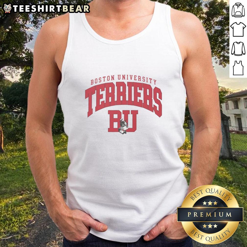 Nice Boston Terriers classic logo tank top featuring a stylish design perfect for dog lovers and summer wear.