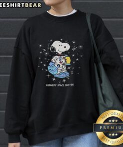 Cozy Nice Peanuts Snoopy Galaxy sweatshirt at Kennedy Space Center, perfect for fans and space enthusiasts.