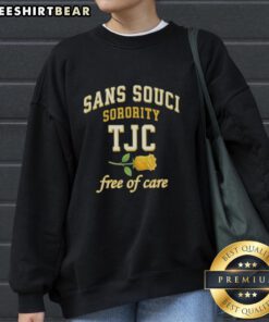 Alt Text: Nice Sans Souci TJC Free of Care sweatshirt in a stylish design, perfect for casual wear and comfort.