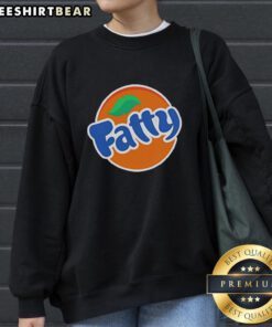 Official Fatty Fanta logo parody sweatshirt featuring a vibrant design and playful graphic, perfect for casual wear.