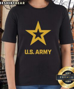 Official US Army Service Support Star Ladies Tee featuring a stylish design and comfortable fit for women.